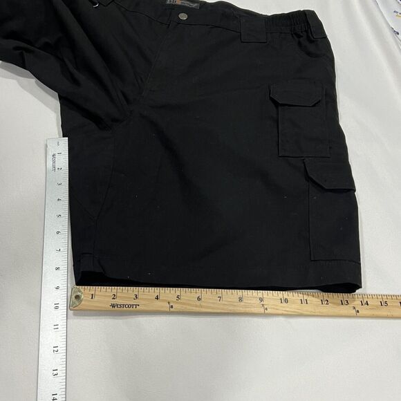 511 Tactical Men Black Utility Outdoor Cargo Cotton Blend Shorts Pockets Size 42 - Picture 8 of 9